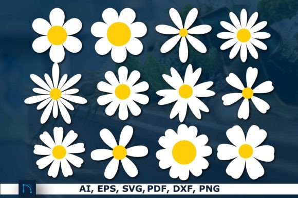 Download Daisy Flower SVG Bundle for Cricut - For Collection