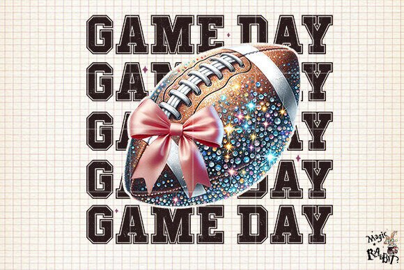 Download Coquette Football Png, Football Bow Png - Football Collection