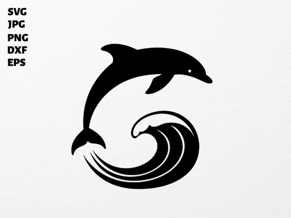 Download Dolphin Wave SVG for Cricut Sublimation - For Collection