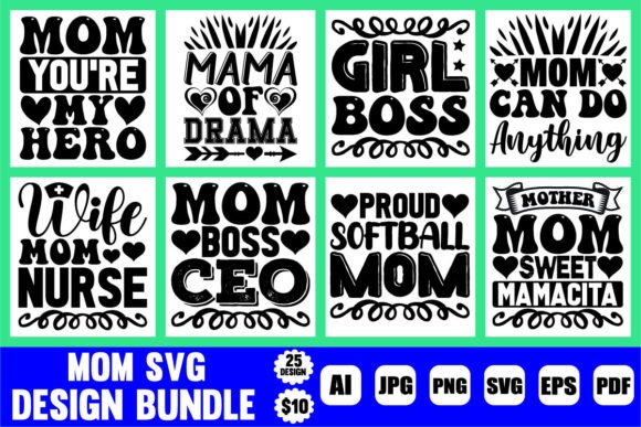 Download Mom SVG Design Bundle - Mom svg design bundle Collection