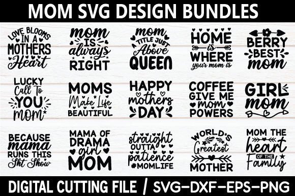 Download Mom SVG Design Bundle - Mom svg design bundle Collection