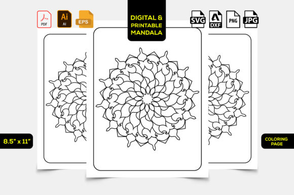 Download Mandala Coloring Books Svg for Kids - For Collection