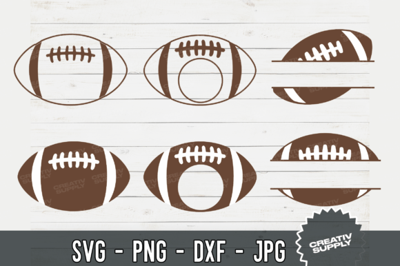 Download Football Svg Football Frames Split Name - Football Collection