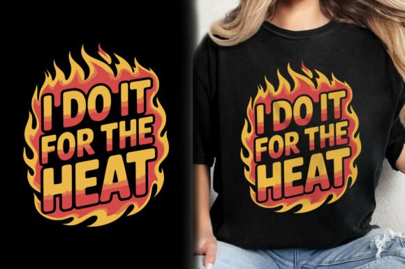 Download I Do It for the Heat Firefighter T-Shirt - For Collection