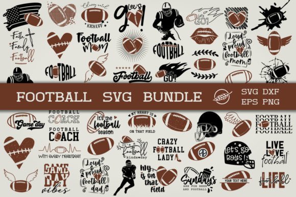 Download American Football SVG Bundle - Football Collection