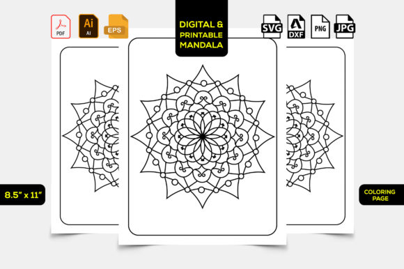 Download Mandala Coloring Books Svg for Kids - Premium Resources