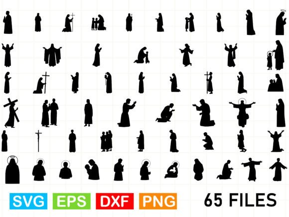 Download Jesus Silhouette Bundle - Jesus silhouette Collection