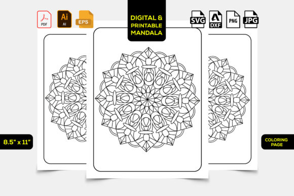 Download Mandala Coloring Books Svg for Kids - Premium Resources