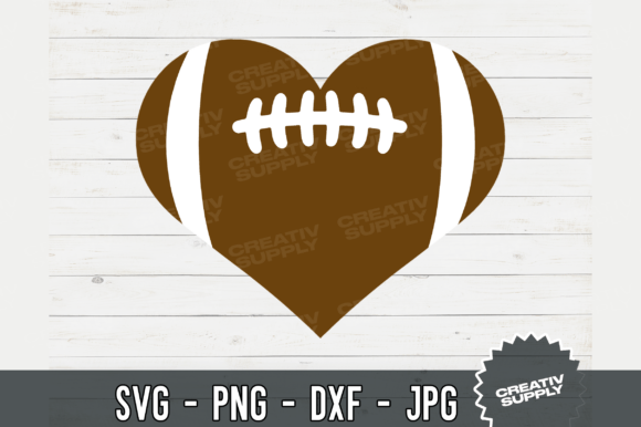 Download Football Heart Svg Png Heart Football - Football Collection
