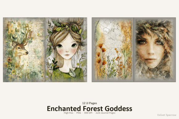 Download Enchanted Forest Goddess Journal KIT - For Collection