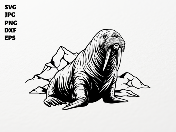 Download Walrus SVG for Cricut Sublimation PNG - For Collection