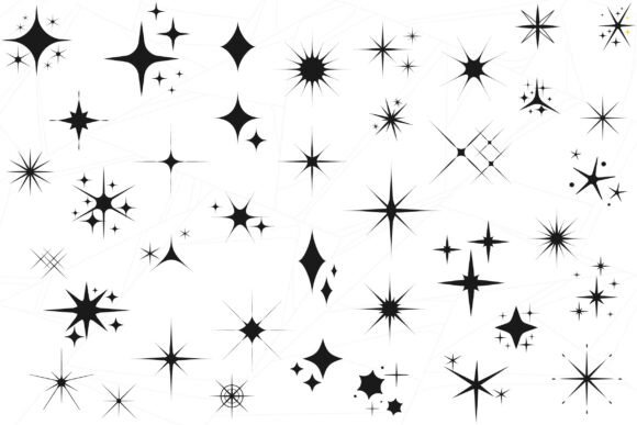 Download Sparkle Stars. SVG File Ready for Cricut - For Collection