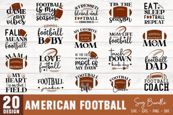 Download American Football Svg Bundle, Football - Football Collection