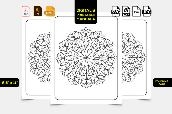Download Mandala Coloring Books Svg for Kids - For Collection