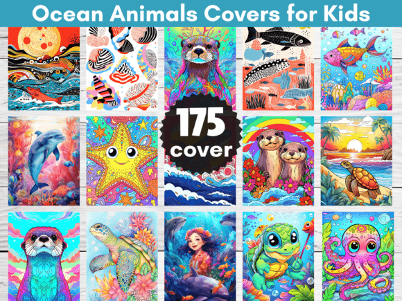 Download 175 Ocean Animals Covers for Kids - For Collection