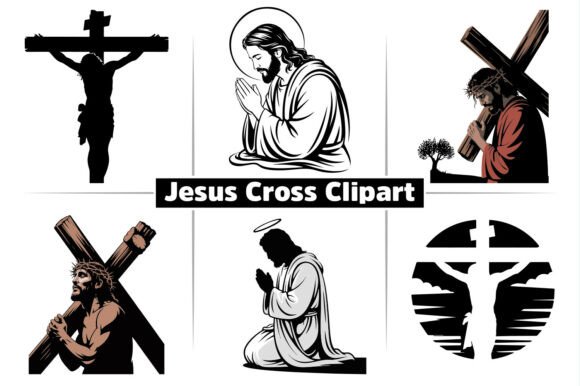 Download Jesus Silhouette Cross Clipart Designs - Jesus silhouette Collection
