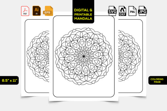 Download Mandala Coloring Books Svg for Kids - For Collection